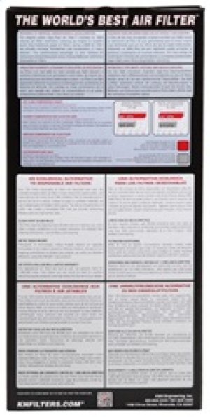 Land Rover Range Rover Engine Air Filter - K&N Engineering - High-Flow Drop-In Washable/Reusable - `06-`09